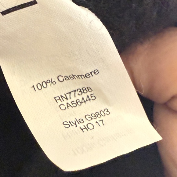 J. Crew Cozy, Fuzzy, Black Cashmere Sweater, crew Neck. Women’s L. - Picture 9 of 9